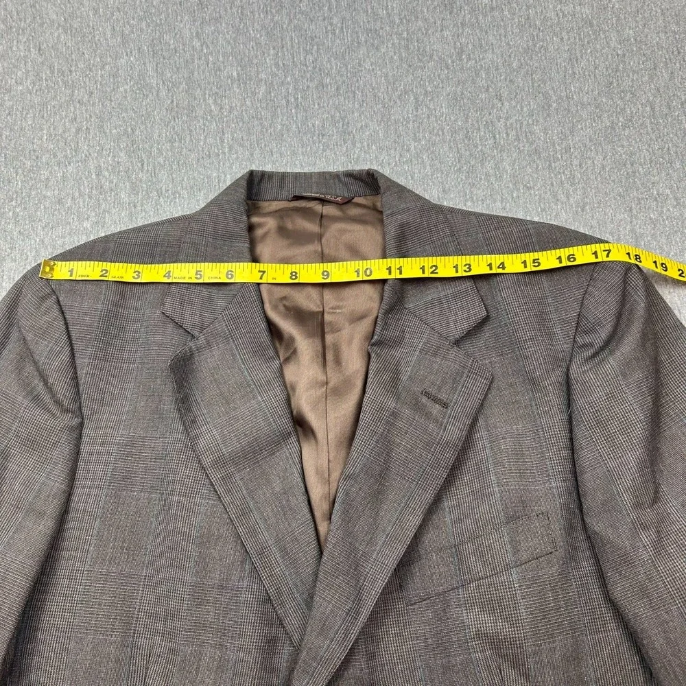 Polo University Club Ralph Lauren Glen Check Blazer Mens 42? Sport Coat‎